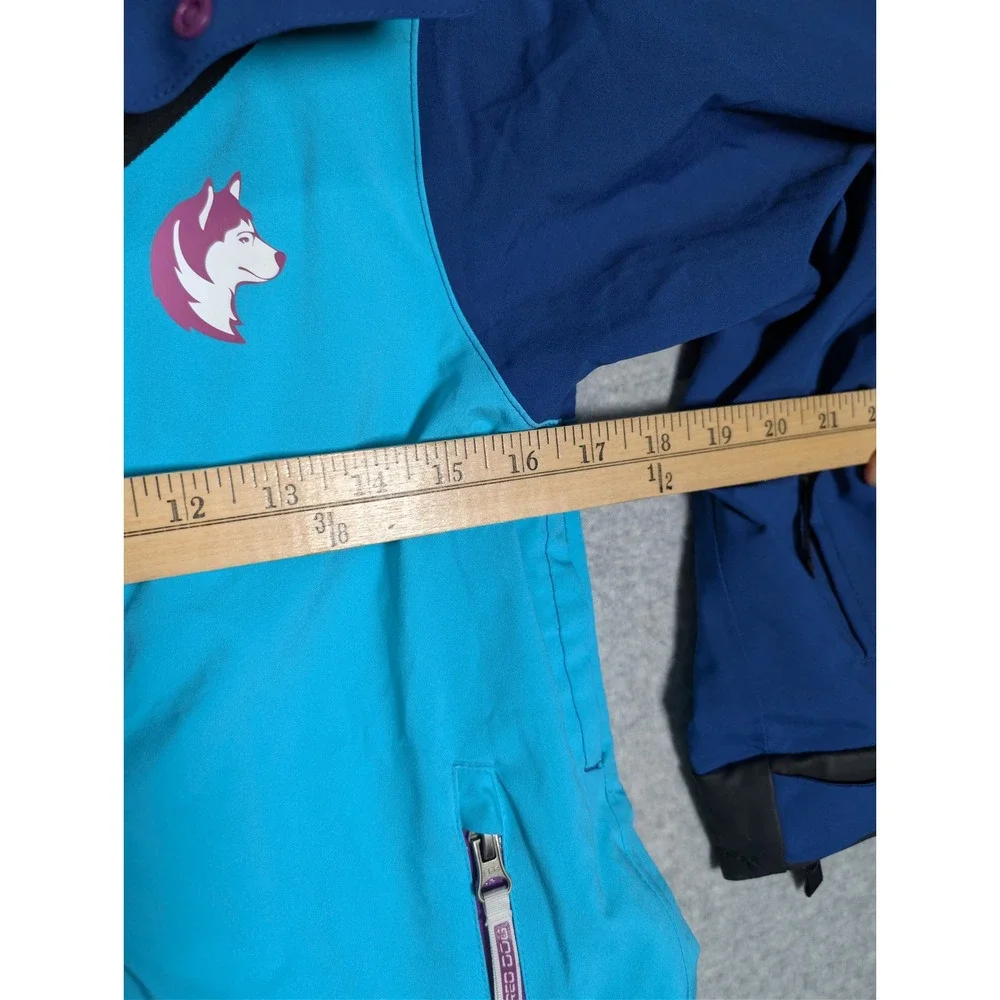 Shred Dog Kids Elevated‎ Hardshell Ski Jacket Size 10 Blue Outdoor Performance
